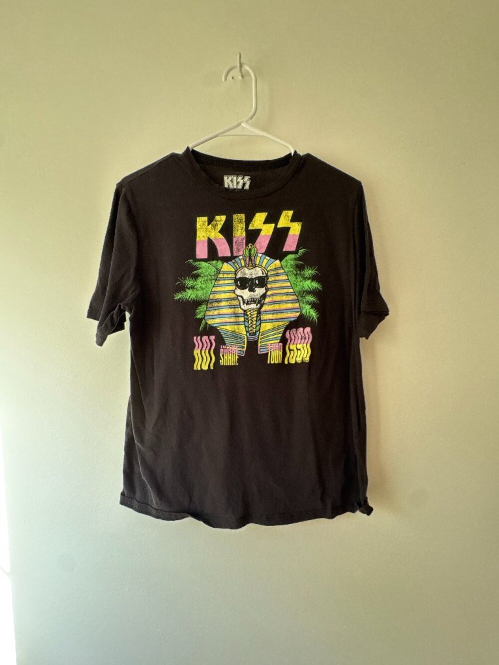Official KISS 1990 Hot in the Shade Tour Graphic T-Shirt S/M Epic Rights